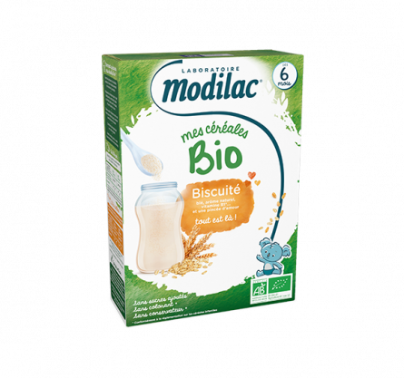 Modilac Céréales Biscuité Bio