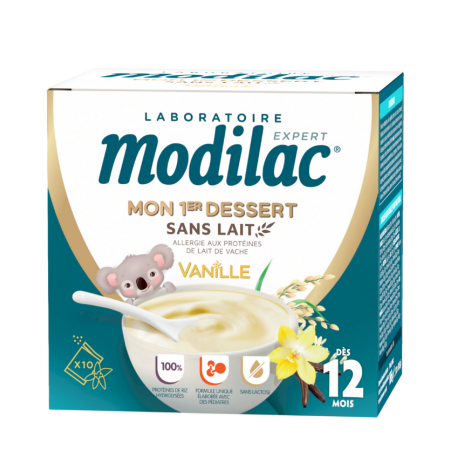 Mon 1er dessert sans lait saveur Vanille Modilac